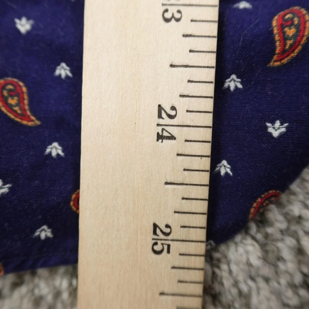 NEW VTG Brooks Brothers Shirt Boys M Blue Paisley Button Up Long Sleeve USA Kids